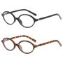 HDGSAFD Lunettes Ovales Anti-Lumière Bleue Pour Femmes, 2 Pièces, Lunettes De Lecture Rétro À La Mode, Accessoires De Protection
