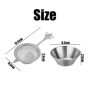1 Passoire Et 1 Petit Bol En Acier Inoxydable, Filtre À Thé, Service À Thé Créatif, Accessoires Pour La Préparation Du Thé, Outi