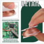 4 Rouleaux De Fil D'Aspiration En Étain, Outils De Réparation De La Carte De Circuit Imprimé, Le Dissolvant De Soudure, Les Acce