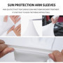 MEMOFYND Lot de 2 manchons de protection solaire, à 2 manches, protection UV, rafraîchissants pour sports de plein air, course à
