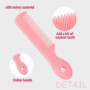 2 Peignes, 1 Brosse À Cheveux Pour Bébé, Peigne Rose, Mini Peigne Mignon, Brosse À Cheveux Doux, Ensemble D'Accessoires De Soins