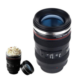 Tasse À Objectif De Machine 1 Pièce, Tasse À Eau Créative En Acier Inoxydable, Tasse À Café Pour Hommes, Tasse À Thé Personnalis