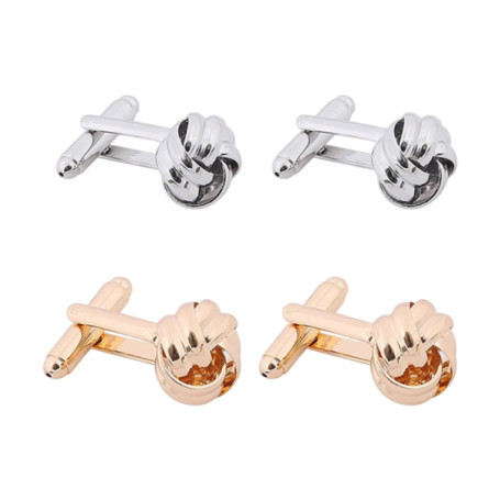 RELKLYU 2 Paires De Boutons De Manchette pour Hommes, Boutons De Manchette Simples À La Mode, Accessoires De Chemise, Boutons De