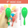 GuassLee 24pcs Neon Maracas Shakers Mini 6 Couleurs bruiteurs pour Le Mexicain Cinco de Mayo Fiesta décoration de la pièce ou de