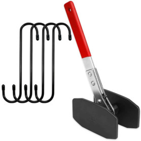 AXILYZE Outil de Compression d'Étrier de Frein, Outil avec 4 Crochets pour étrier, Outil Universel de Compression d'étrier de Fr