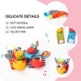 Bébé Poignet et Chaussettes Hochet, Chaussettes Hochet Pied Finder Jouets et Poignet de Bell Strap Motif Animal Mignon Idéal Cad