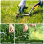 ISIYINER Désherbeur à Main de Jardin Hand Weeder Garden Caoutchouc Poignée Pelouse Cour pour Plantation