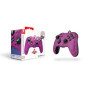 Pdp Gaming Faceoff deluxe+ Filaire Switch Pro Manette - Violet Camo - Licence Officiel By Nintendo - Customizable Buttons And Pa