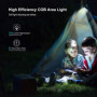 KLARUS Lampe de travail LED 550 lumens rechargeable, rotation à 180 ° + pliable à 180 °, 7 modes Lampe de poche LED pour réparat