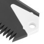 Alomejor Peigne de Cire de Surf, Ensemble de 2 Pièces, Racloir pour Nettoyage de Planche avec Bord Dentelé et Droit