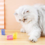 DOULEIN Jouet Ressorts Chat, 20 Pièces Printemps Jouet de Chat Coloré Interactif Chat Jouets Ressorts en Spirale en Plastique po