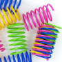 DOULEIN Jouet Ressorts Chat, 20 Pièces Printemps Jouet de Chat Coloré Interactif Chat Jouets Ressorts en Spirale en Plastique po