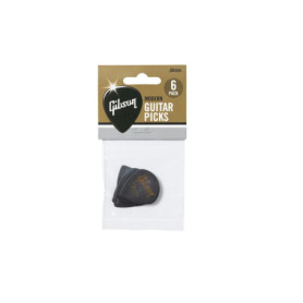 GIBSON ACCESSORIES Médiators Modern Picks - Pack de 6, 0,88mm, Noir (APRM6-88)