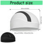 Dryxog 2 PièCes Chapeau Doublures Cyclisme sous Casque Bonnet, Casquette de VéLo, Doublure de Casque de Cyclisme, Casquette de C