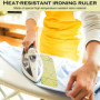 CHAOTEMAI 2 Pièces Regle de Repassage Avec Angle R Ligne D'angle et échelle de Ligne Droite Règle à Ourlet Résistante à la Chale