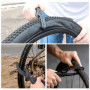 Vélo Pinces à Pneu,Pince À Pneu De Vélo,Portable Outil de Démontage de Pneu de Vélo,Pince Demonte Pneu Velo Pince,Livré avec 2 D