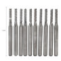 10Pcs Ti forage fraise coupe Outils CNC carbure ensemble d'usines d'extrémité Fraiseuse 1.0-3.0mm (#2)