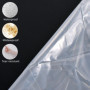 TopSoon (Pack of 2 Housse de Fauteuil Plastique Transparent 193 x 117 cm