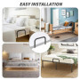 mongtsamz Arret Matelas Réglable Cale Matelas, Barre de Retenue de Matelas Métal Arret de Matelas Stabilisation de Matelas pour 