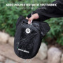 ROCKBROS Sacoche de Jambe Moto, Sac Moto Étanche avec Bandoulière, Sac Ceinture Réfléchissant Amovible, Sacoche en Cuisse Homme 