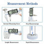 Pied à Coulisse Numérique,ACEMETER Outil de Mesure de Pied à Coulisse Micromètre électronique de 6 pouces, écran LCD en Acier In