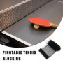 Lot de 2 filets de ping-pong noirs - Filet durable - Filet de rechange pour tables de tennis de table - Filet de tennis de table