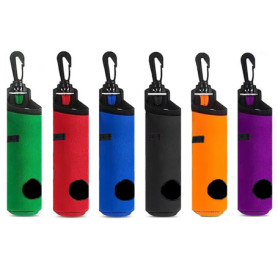 Hitopin 6 Pièce Sac de Transport pour Balles de Golf, Golf en Néoprène Portable avec Clip, Pochette Porte-Tee de Golf avec Clip,