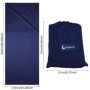 Drap de Sac de Couchage de Voyage, Sac de Couchage Compact, Sac à Viande de Couchage Idéal pour Randonnée, Camping Et Séjours en