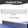 Filet de tennis de table, filet de ping-pong, filet de rechange noir, filet de rechange noir, filet de tennis de table portable,