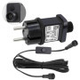 Transformateur LED CZJUTAI IP44 Alimentation pour éclairage de Noël avec prise - Prise européenne （ EL/FC36V12W) avec interrupte