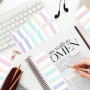 420 Pièce Onglets D'Index, Marque Page Adhesives, Feuilles Notes Autocollantes, Adhésives Marqueurs de Page Inscriptibles, Stick