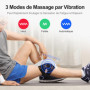 Masseur de Genou Sans Fil, Thérapie Infrarouge, Appareil de Massage des Genoux Avec Écran Tactile LED, 3 Niveaux de Chaleur et d