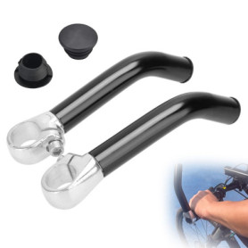 Poignée Sécurité Vélo Montagne Vtt Antidérapantes 2Pcs Extrémité Guidon Vélo Pour Plupart Vélos Guidon Vtt Poignée De Sécurité D