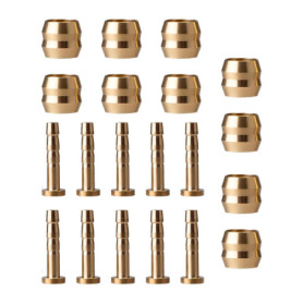 10 sets Olive et raccord pour frein hydraulique vélo, compatible BH90, kit de réparation durite frein à disque, insert connecteu