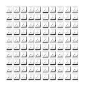 100 Pièces Rivets Carrés en Métal pour Cuir,Clous Pyramidaux Style Punk,pour Maroquinerie, Vêtements, Sacs et Accessoires Ceintu