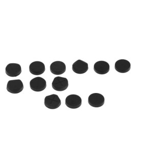 ENET 12pcs Couvercle Analogique à Capuchon étui Housse de Protection en Silicone pour PSV 1000 2000 Slim PS Vita