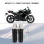 AHL Repose-pieds de pédale de repose-pieds avant de moto pour Yamaha BT1100 Bulldog 2002-2006/Fazer 700 1986-1987/FJ1200 1986-19