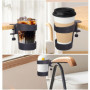Porte Gobelet Boisson Bouteille à Clip, Universels Porte Gobelets Support Tasse à café Soucoupe Clip avec Crochet pour Tasses Bo