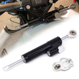Stabilisateur d'amortisseur de direction universel CNC pour moto