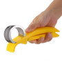 Coupe-Banane en Acier Inoxydable,Forreen 3 Pièces Banane Trancheuse Multifonctionnel Portable Banane Slicer avec 6 Lames pour Sa