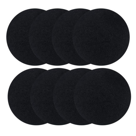 8 Pièces Filtres Compost Ronds, Filtres à Charbon Actif Filtre Anti-Odeur pour Poubelles à Compost Ronds, Convient aux Poubelles