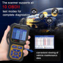 Scanner d'appareil de Diagnostic OBD2, iKiKin Outil de Diagnostic du système du Moteur Vérifiez Le Moteur Moteur Lecteur de Code