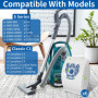 FERRGIA Lot de 6 Sac Aspirateur Compatibles avec Miele Hyclean GN Aspirateurs Classic C1,Complete C2,Complete C3,S2,S5,S6,S8,S80
