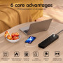 Multiprise avec Interrupteur de Sécurité Indépendant, Multiprise avec USB C, 5 Prises Universelles, 4 Ports USB-C et 2 Ports USB