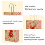 12 Pièces Sacs Cadeaux de Noël en Papier Kraft Avec Poignée - Parfaits pour les Fêtes et Cadeaux de Vacances