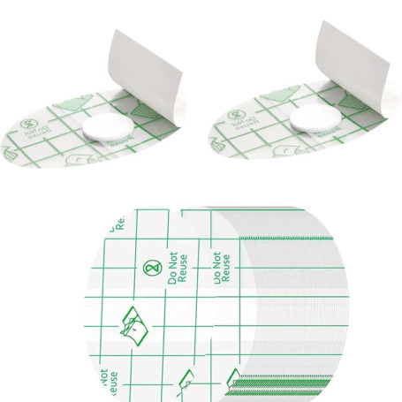REQAG 40 Pièces Protège-Oreilles Transparents Ultra-Fins pour Douche Autocollant Anti-Usure pour Chaussures Protection Contre Le