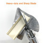 Ciseaux à onglet multi-angles - Outils à main - Angle réglable de 45 à 135 degrés - Pour moulures en bois et vinyle