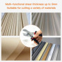 Ciseaux à onglet multi-angles - Outils à main - Angle réglable de 45 à 135 degrés - Pour moulures en bois et vinyle
