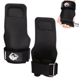 Poraceous Sangle de Tirage Musculation, Sangles de Poignet la Musculation, Gants de Soulevé de Terre et Coussinets de, pour Le F