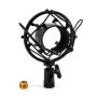 QWORK® Shock Mount Micro en Metal, Pied de Micro Shock Mount Anti-Vibration pour Microphone à Condensateur avec Diamètre de 45 m